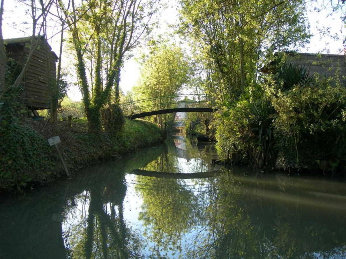 Gite Charmant Au Bord De L'Eau Avec Canoes, Terrasse Et Jardin A Damvix, Au Coeur Du Marais Poitevin. - Fr-1-426-354 Villa Eksteriør billede